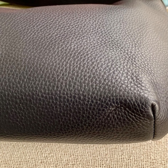 Coach east west pebbled leather Celeste bag in navy - Picture 12 of 15